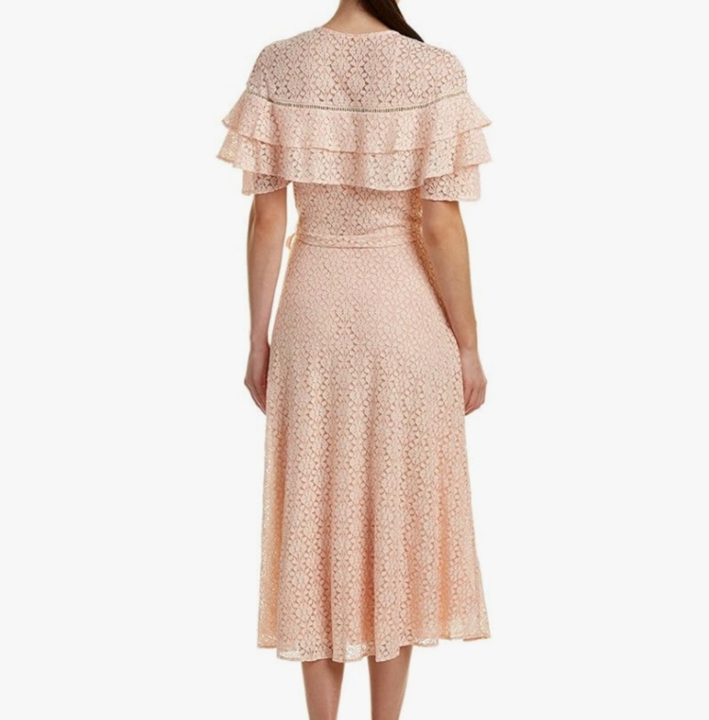 Embroidered Lace Ruffle Dress - Picture 6 of 10